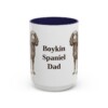 15oz Boykin Spaniel Dog Dad Mug, Vintage Sketch Coffee Mug, Dog Dad Gift