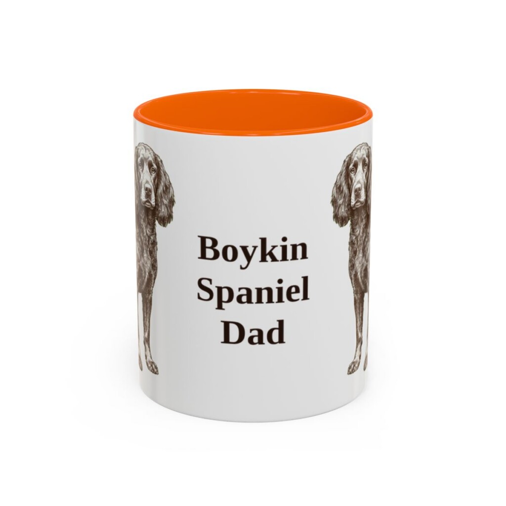 11oz Boykin Spaniel Dog Dad Mug, Vintage Sketch Coffee Mug, Dog Dad Gift