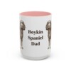 15oz Boykin Spaniel Dog Dad Mug, Vintage Sketch Coffee Mug, Dog Dad Gift