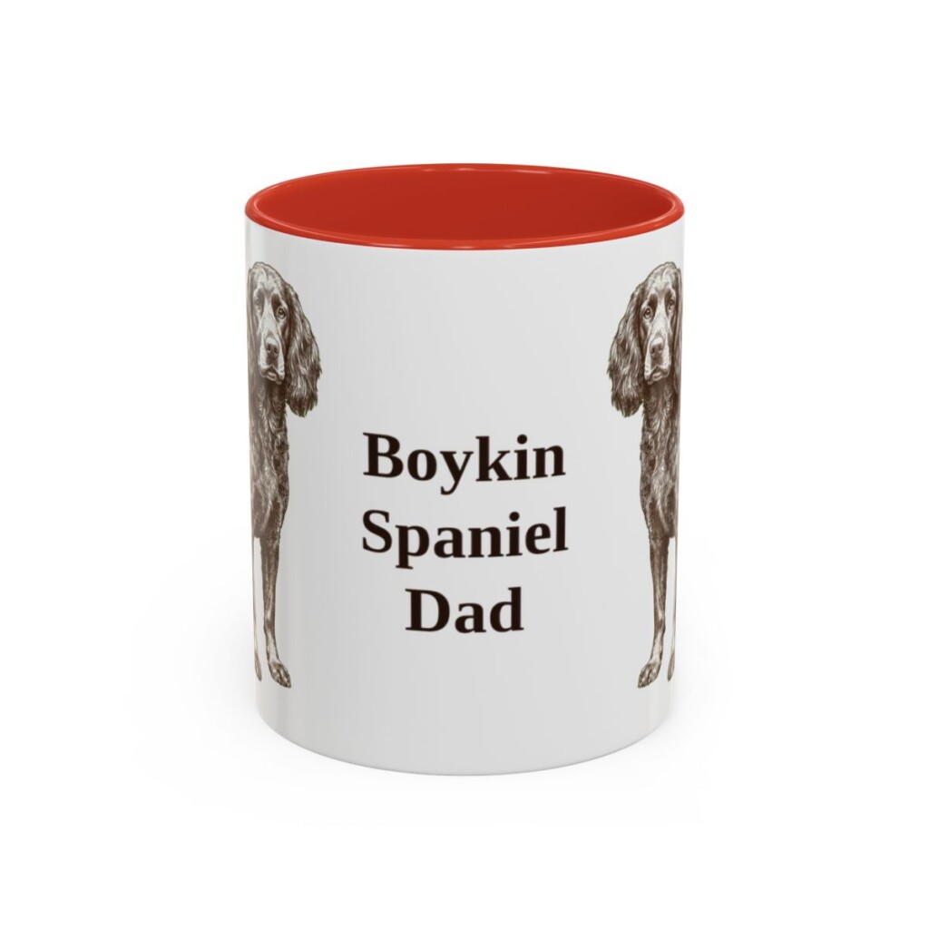 11oz Boykin Spaniel Dog Dad Mug, Vintage Sketch Coffee Mug, Dog Dad Gift