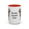 15oz Boykin Spaniel Dog Dad Mug, Vintage Sketch Coffee Mug, Dog Dad Gift