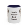 boykin-spaniel-mug-humor-navy-1 11oz Funny Boykin Spaniel Mug, South Carolina's Best Secret, Vintage Dog Coffee Mug, Dog Lover Gift