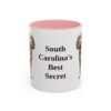 boykin-spaniel-mug-humor-pink-1 11oz Funny Boykin Spaniel Mug, South Carolina's Best Secret, Vintage Dog Coffee Mug, Dog Lover Gift