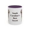 boykin-spaniel-mug-humor-purple-1 11oz Funny Boykin Spaniel Mug, South Carolina's Best Secret, Vintage Dog Coffee Mug, Dog Lover Gift