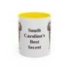 boykin-spaniel-mug-humor-yellow-1 11oz Funny Boykin Spaniel Mug, South Carolina's Best Secret, Vintage Dog Coffee Mug, Dog Lover Gift