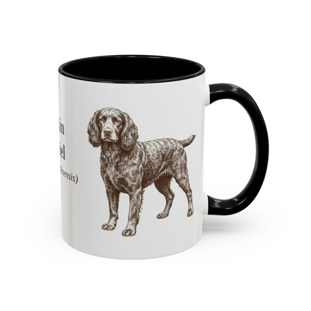 11oz Boykin Spaniel Latin Mug, Boykin Spaniel, Vintage Dog Coffee Mug, Dog Lover Gift