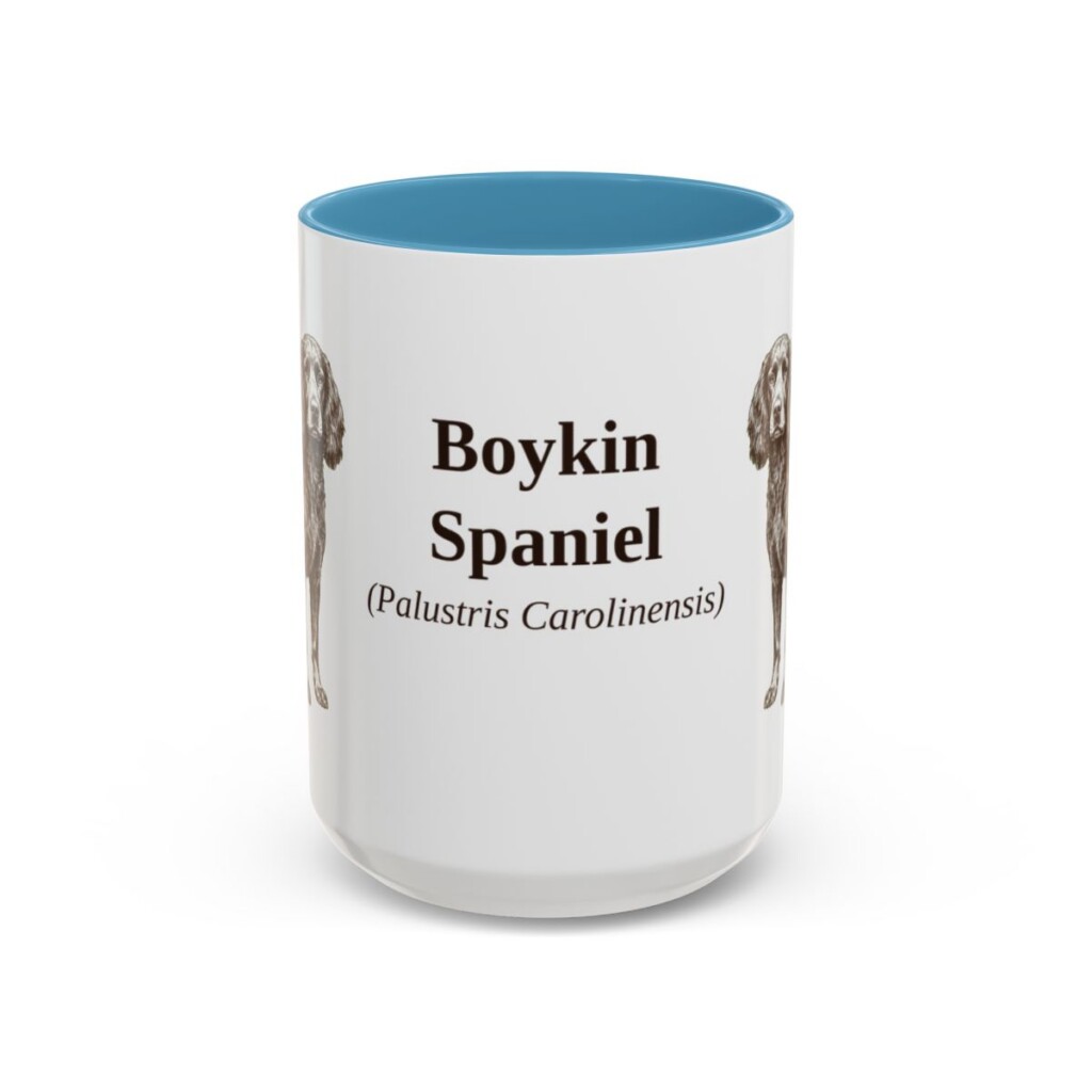 15oz Boykin Spaniel Latin Mug, Boykin Spaniel, Vintage Dog Coffee Mug, Dog Lover Gift