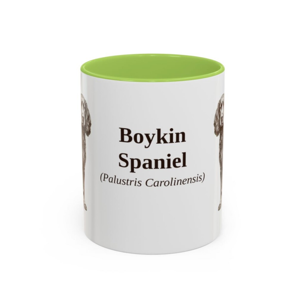 11oz Boykin Spaniel Latin Mug, Boykin Spaniel, Vintage Dog Coffee Mug, Dog Lover Gift