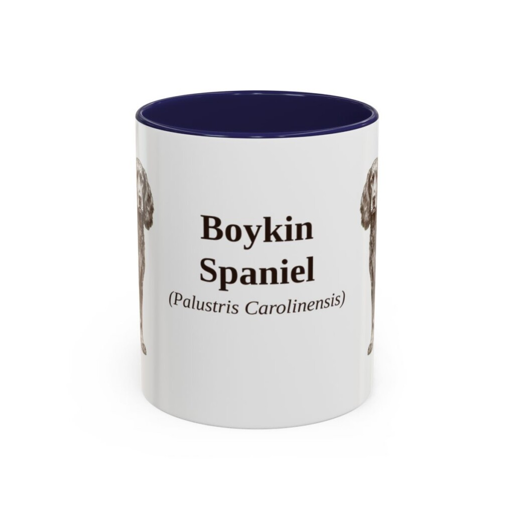11oz Boykin Spaniel Latin Mug, Boykin Spaniel, Vintage Dog Coffee Mug, Dog Lover Gift