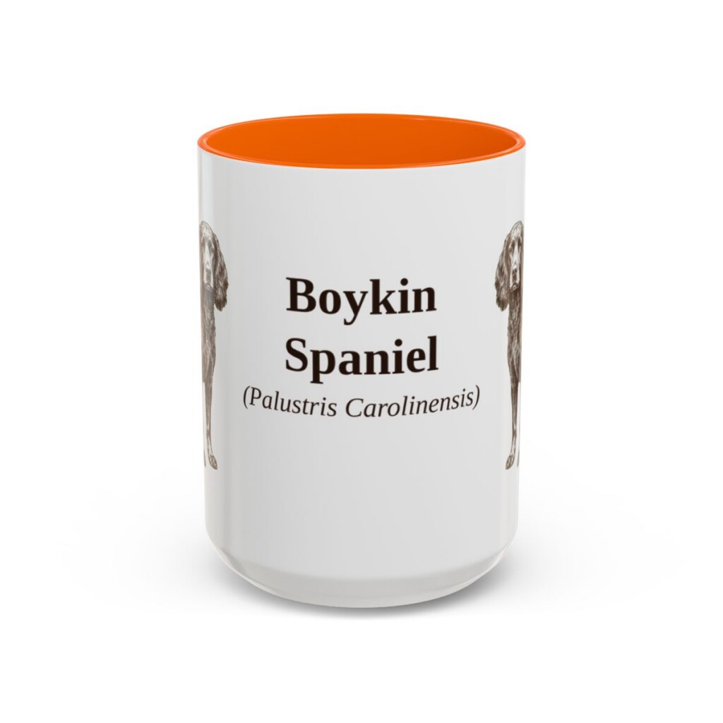 15oz Boykin Spaniel Latin Mug, Boykin Spaniel, Vintage Dog Coffee Mug, Dog Lover Gift