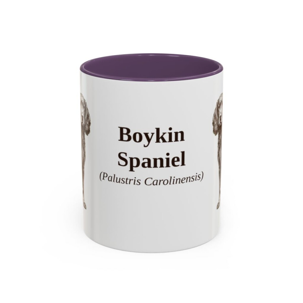 11oz Boykin Spaniel Latin Mug, Boykin Spaniel, Vintage Dog Coffee Mug, Dog Lover Gift