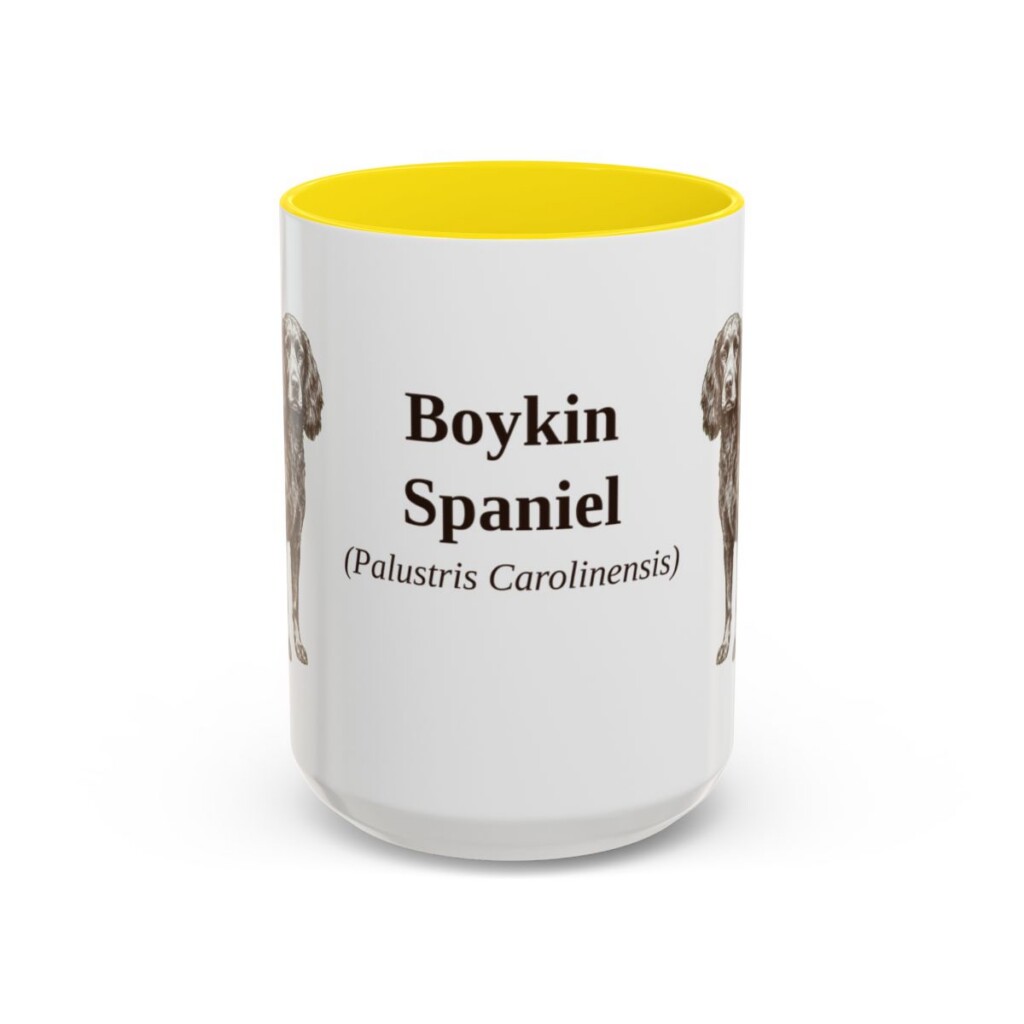 15oz Boykin Spaniel Latin Mug, Boykin Spaniel, Vintage Dog Coffee Mug, Dog Lover Gift