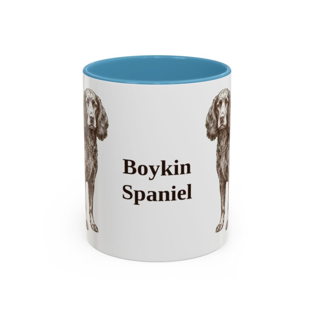 11oz Boykin Spaniel Mug, Vintage Dog Portrait Coffee Mug, Dog Lover Gift