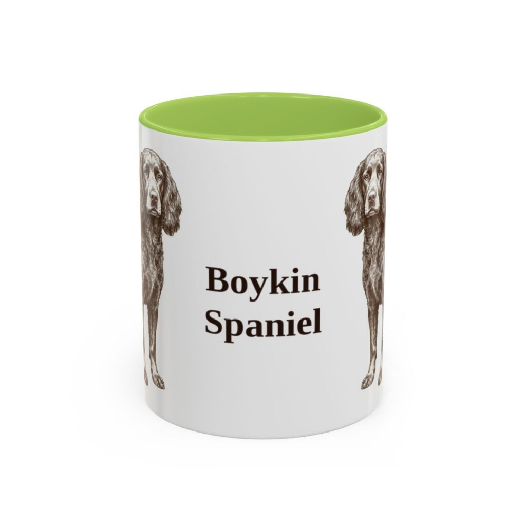 11oz Boykin Spaniel Mug, Vintage Dog Portrait Coffee Mug, Dog Lover Gift
