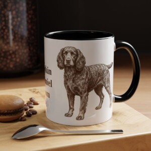 11oz Boykin Spaniel Dog Mom Mug, Vintage Sketch Coffee Mug, Dog Mom Gift