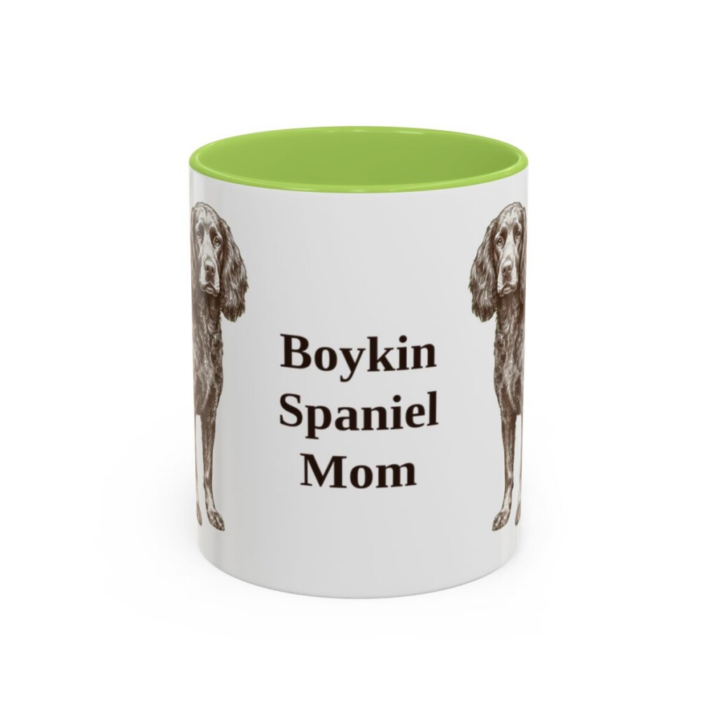 11oz Boykin Spaniel Dog Mom Mug, Vintage Sketch Coffee Mug, Dog Mom Gift