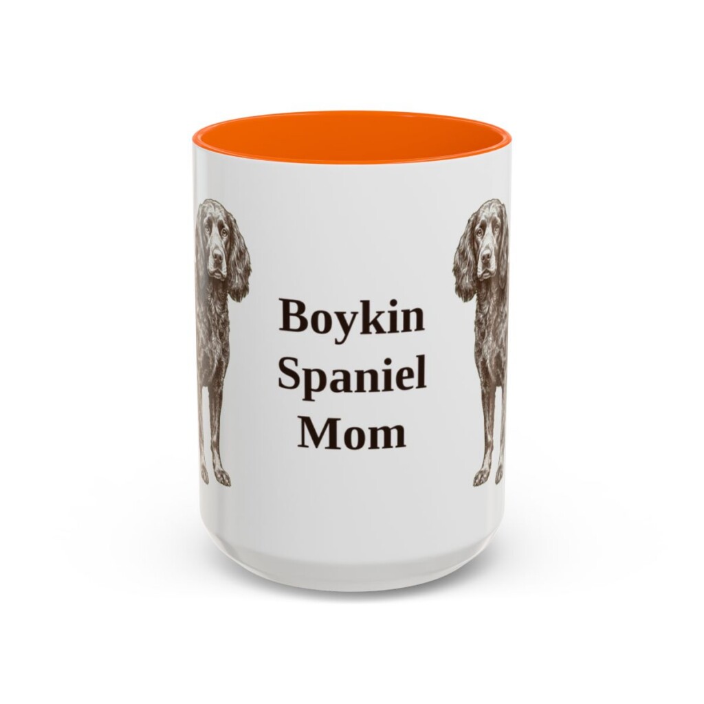 15oz Boykin Spaniel Dog Mom Mug, Vintage Sketch Coffee Mug, Dog Mom Gift