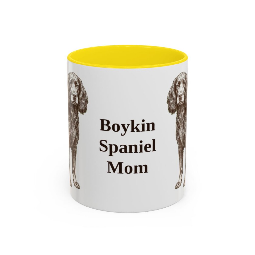 11oz Boykin Spaniel Dog Mom Mug, Vintage Sketch Coffee Mug, Dog Mom Gift