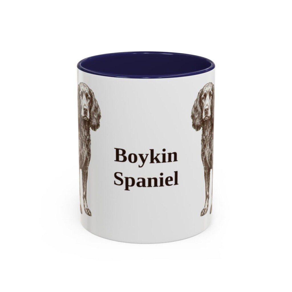 11oz Boykin Spaniel Mug, Vintage Dog Portrait Coffee Mug, Dog Lover Gift