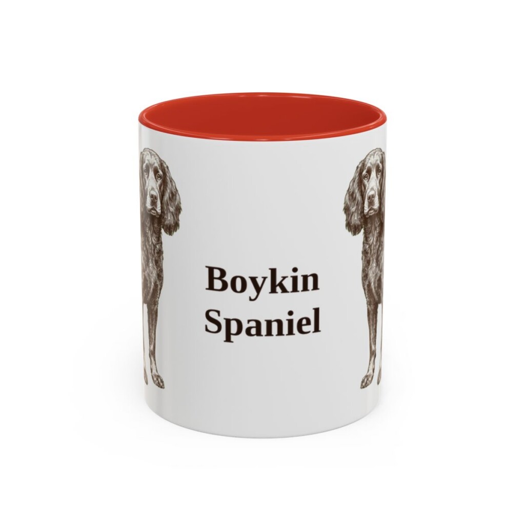 11oz Boykin Spaniel Mug, Vintage Dog Portrait Coffee Mug, Dog Lover Gift