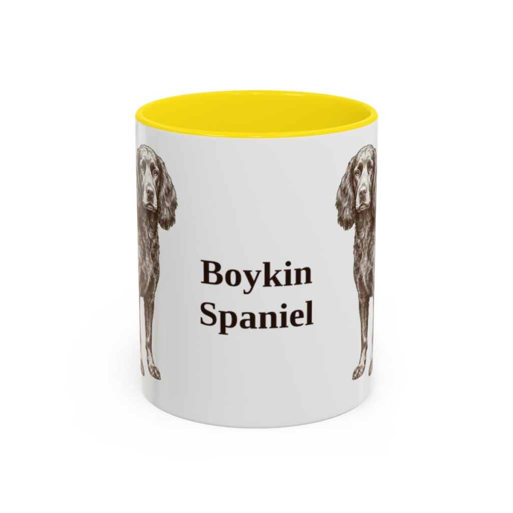 11oz Boykin Spaniel Mug, Vintage Dog Portrait Coffee Mug, Dog Lover Gift