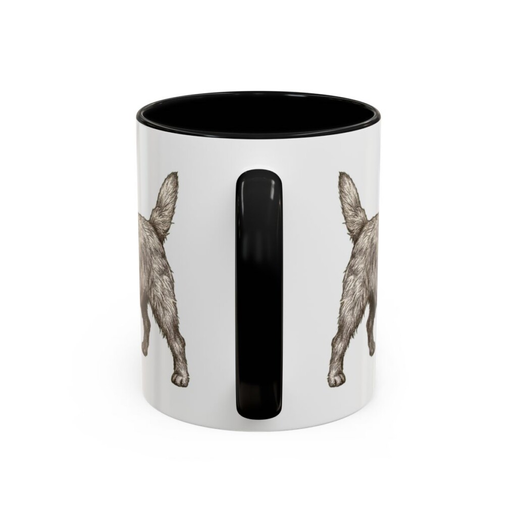 11oz Cairn Terrier Mug, Vintage Dog Portrait Coffee Mug, Dog Lover Gift
