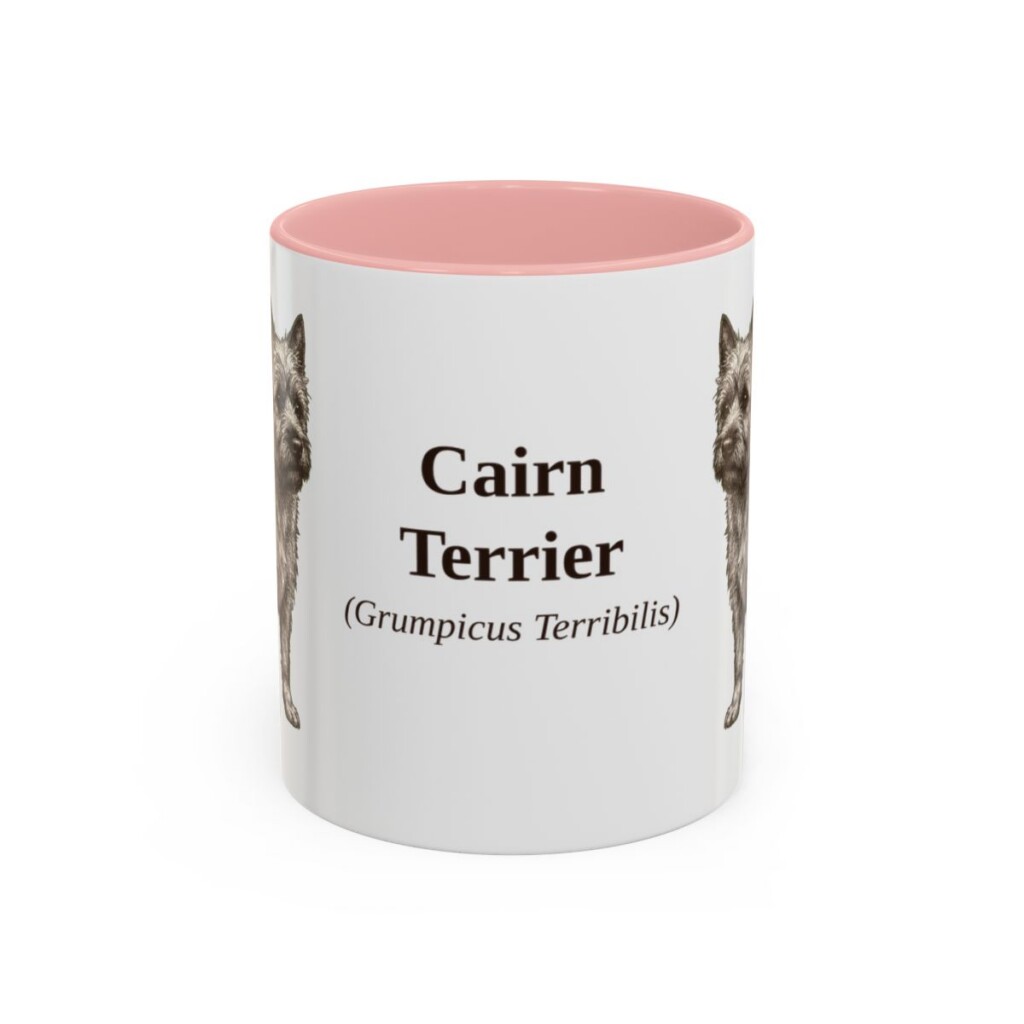 11oz Cairn Terrier Latin Mug, Cairn Terrier, Vintage Dog Coffee Mug, Dog Lover Gift