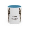 11oz Cairn Terrier Mug, Vintage Dog Portrait Coffee Mug, Dog Lover Gift