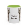11oz Cairn Terrier Mug, Vintage Dog Portrait Coffee Mug, Dog Lover Gift
