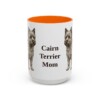 15oz Cairn Terrier Dog Mom Mug, Vintage Sketch Coffee Mug, Dog Mom Gift