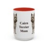 15oz Cairn Terrier Dog Mom Mug, Vintage Sketch Coffee Mug, Dog Mom Gift