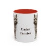 11oz Cairn Terrier Mug, Vintage Dog Portrait Coffee Mug, Dog Lover Gift