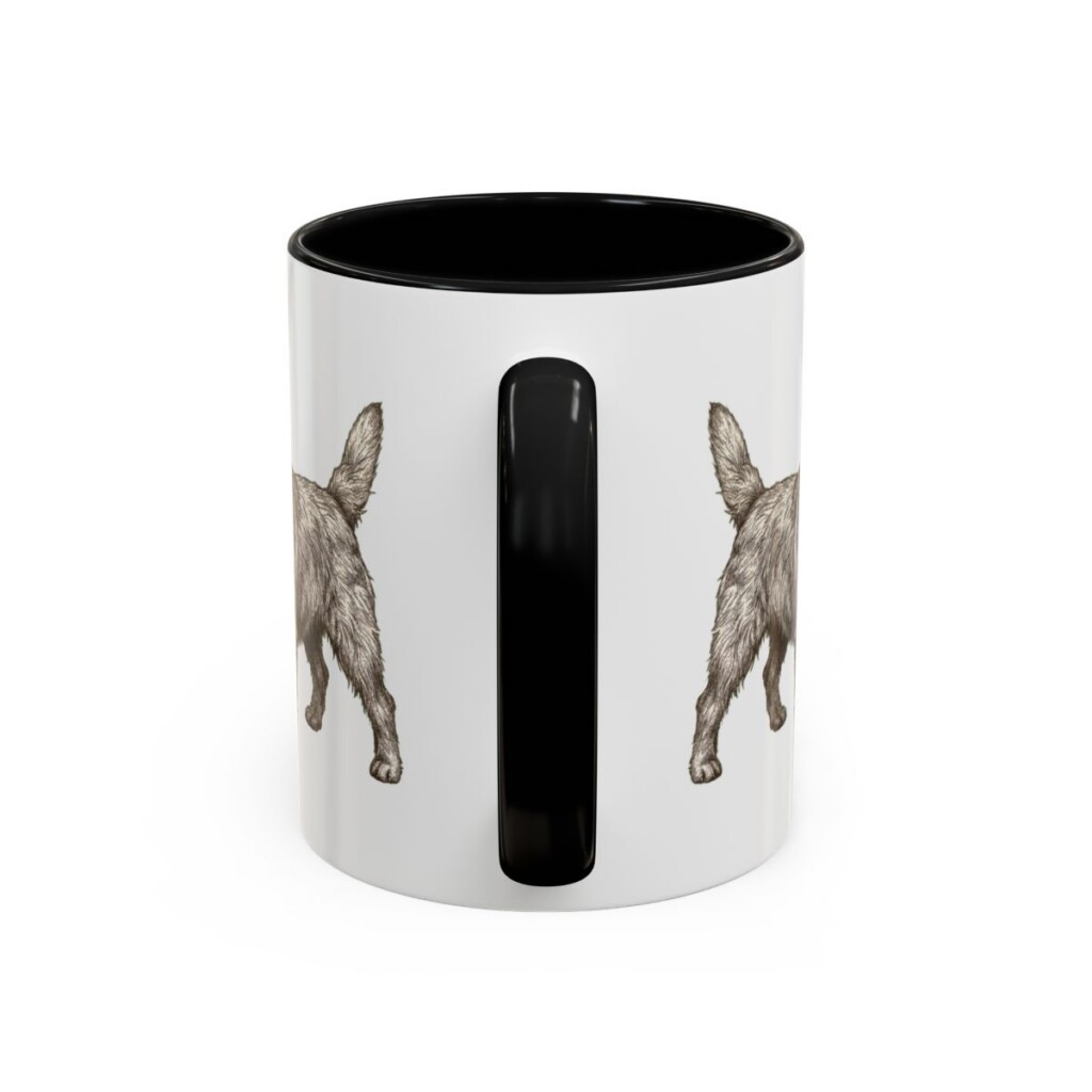 11oz Cairn Terrier Mug, Illustrated Dog Breed Facts Coffee Mug, Vintage Dog Keepsake Gift