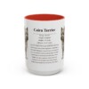 cairn-terrier-mug-writeup-red-3 15oz Cairn Terrier Mug, Illustrated Dog Breed Facts Coffee Mug, Vintage Dog Keepsake Gift