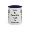 chinese-crested-mug-humor-navy-3 11oz Funny Chinese Crested Mug, Bald Is Beautiful And So Fabulous, Vintage Dog Coffee Mug, Dog Lover Gift
