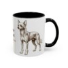chinese-crested-mug-latin-black-right-3 11oz Chinese Crested Latin Mug, Chinese Crested, Vintage Dog Coffee Mug, Dog Lover Gift