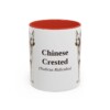chinese-crested-mug-latin-red-3 11oz Chinese Crested Latin Mug, Chinese Crested, Vintage Dog Coffee Mug, Dog Lover Gift