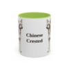 11oz Chinese Crested Mug, Vintage Dog Portrait Coffee Mug, Dog Lover Gift