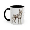 11oz Chinese Crested Dog Mom Mug, Vintage Sketch Coffee Mug, Dog Mom Gift