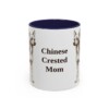11oz Chinese Crested Dog Mom Mug, Vintage Sketch Coffee Mug, Dog Mom Gift