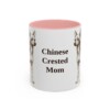 11oz Chinese Crested Dog Mom Mug, Vintage Sketch Coffee Mug, Dog Mom Gift