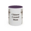 11oz Chinese Crested Dog Mom Mug, Vintage Sketch Coffee Mug, Dog Mom Gift