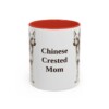 11oz Chinese Crested Dog Mom Mug, Vintage Sketch Coffee Mug, Dog Mom Gift