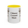 11oz Chinese Crested Dog Mom Mug, Vintage Sketch Coffee Mug, Dog Mom Gift