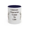 dandie-dinmont-terrier-mug-humor-navy-1 11oz Funny Dandie Dinmont Terrier Mug, Literary Character Come To Life, Vintage Dog Coffee Mug, Dog Lover Gift