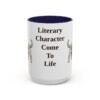 dandie-dinmont-terrier-mug-humor-navy-3 15oz Funny Dandie Dinmont Terrier Mug, Literary Character Come To Life, Vintage Dog Coffee Mug, Dog Lover Gift