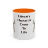 dandie-dinmont-terrier-mug-humor-orange-1 11oz Funny Dandie Dinmont Terrier Mug, Literary Character Come To Life, Vintage Dog Coffee Mug, Dog Lover Gift