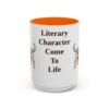 dandie-dinmont-terrier-mug-humor-orange-3 15oz Funny Dandie Dinmont Terrier Mug, Literary Character Come To Life, Vintage Dog Coffee Mug, Dog Lover Gift