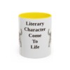 dandie-dinmont-terrier-mug-humor-yellow-1 11oz Funny Dandie Dinmont Terrier Mug, Literary Character Come To Life, Vintage Dog Coffee Mug, Dog Lover Gift
