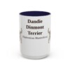 15oz Dandie Dinmont Terrier Latin Mug, Dandie Dinmont Terrier, Vintage Dog Coffee Mug, Dog Lover Gift